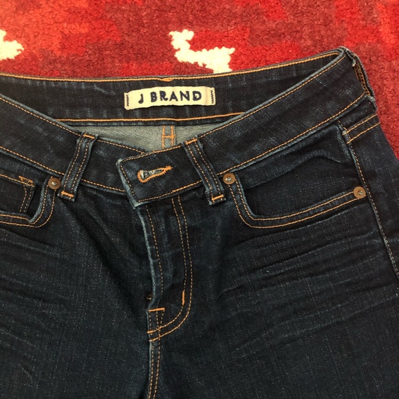 J Brand Size 27 Flare Jean Dark Denim - Picture 7 of 7